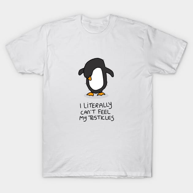 Grumpy Penguin T-Shirt by grumpyanimals